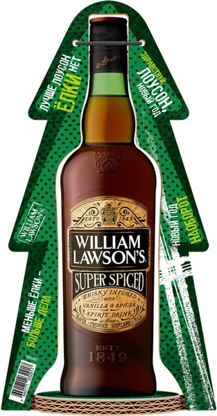 Виски William Lawson's Super Spiced (Russia), gift pack Spruce, 0.7 л