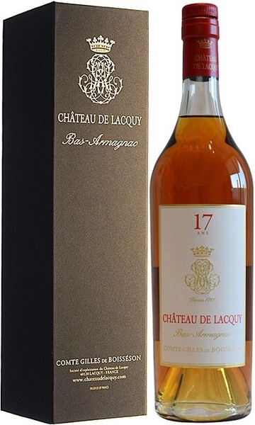 Арманьяк Chateau de Lacquy, Bas-Armagnac 17 Ans, gift box, 0.7 л
