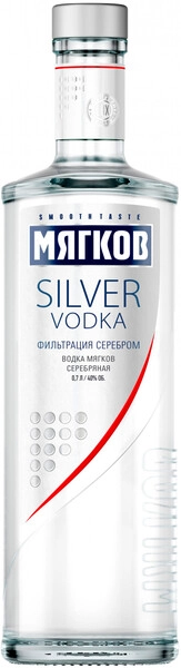 Водка Мягков Серебряная, 0.7 л