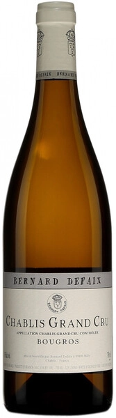 Вино Domaine Bernard Defaix, Chablis Grand Cru Bougros AOC, 2020