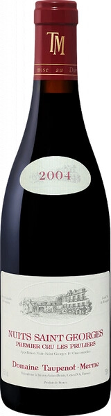 Вино Domaine Taupenot-Merme, Nuits Saint Georges Premier Cru Les Pruliers AOC, 2004