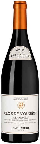 Вино Patriarche, Clos de Vougeot Grand Cru AOC, 2019