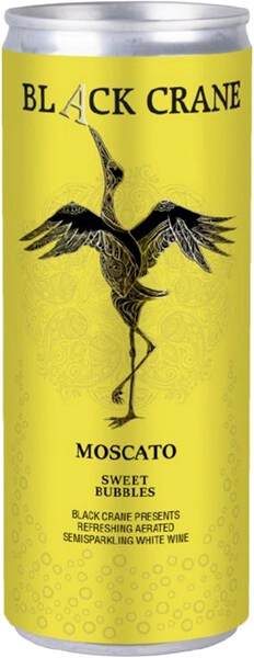 Игристое вино Kazayak Vin, Black Crane Moscato, in can, 250 мл