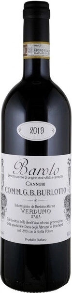 Вино G.B. Burlotto, Barolo Cannubi DOCG, 2019