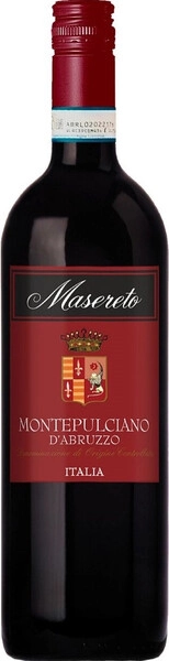 Вино Masereto Montepulciano d'Abruzzo DOC, 2022