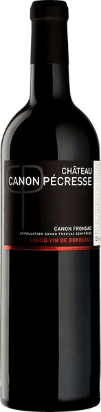 Вино Chateau Canon Pecresse, Canon Fronsac AOC, 2019