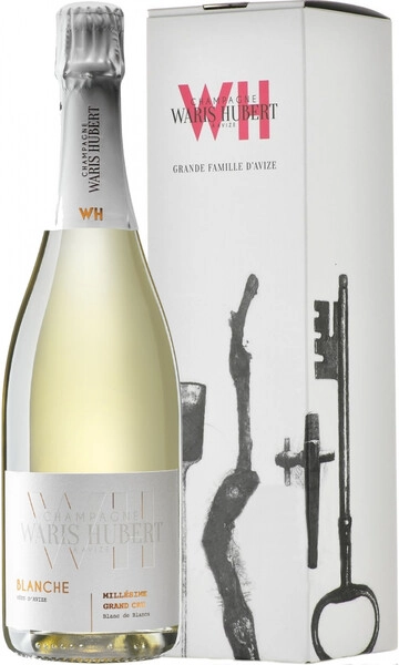 Шампанское Waris Hubert, Blanche Avize Grand Cru Blanc de Blancs, Champagne AOC, gift box