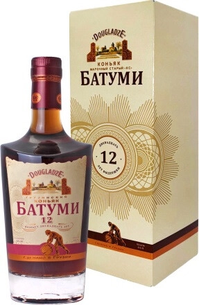 Коньяк "Батуми" 12 лет, в подарочной коробке, 0.5 л