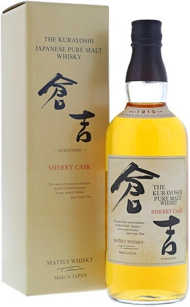 Виски The Kurayoshi Pure Malt Sherry Cask, gift box, 0.7 л