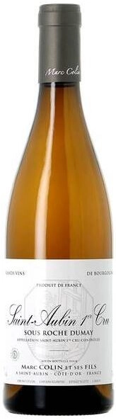 Вино Marc Colin et Fils, Saint-Aubin 1-er Cru Sous Roche Dumay AOC, 2022