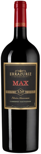 Вино Errazuriz, Max Reserva Cabernet Sauvignon, 2021, 1.5 л