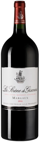 Вино Chateau La Sirene de Giscours, Margaux AOC, 2016, 1.5 л