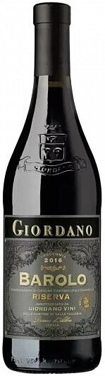 Вино Giordano Barolo DOCG Riserva, 2016