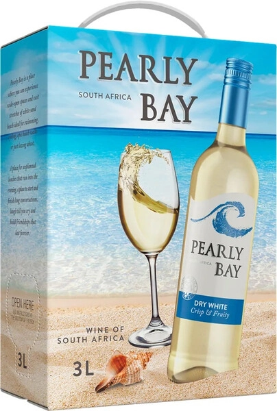 Вино KWV, Pearly Bay Dry White, 2022, bag-in-box, 3 л