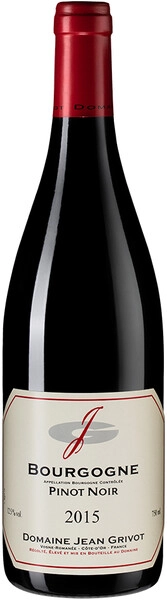 Вино Domaine Jean Grivot, Bourgogne Pinot Noir AOC, 2015
