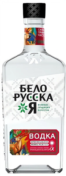 Водка "БелорусскаЯ" Оригинальная, 0.5 л
