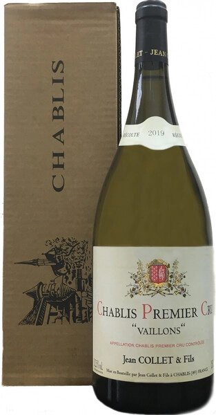 Вино Domaine Jean Collet et Fils, Chablis 1er Cru Vaillons, 2019, gift box, 1.5 л