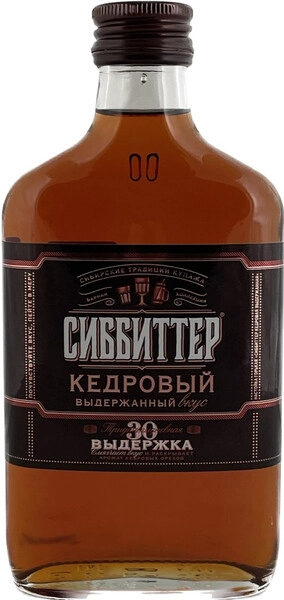 Ликер Сиббиттер Сибирский Специалитет, Кедровая выдержанная, настойка горькая, 250 мл