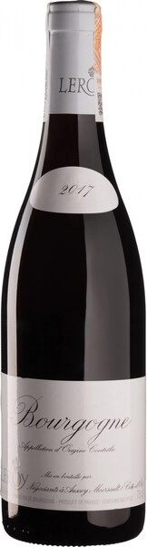 Вино Domaine Leroy, Bourgogne AOC Rouge, 2017