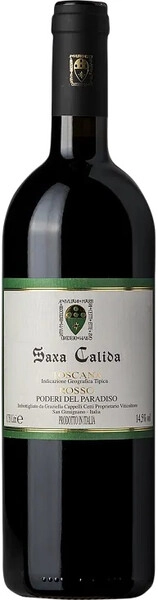 Вино Poderi del Paradiso, Saxa Calida Rosso, Toscana IGT, 2022