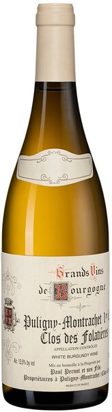Вино Domaine Paul Pernot & Fils, Puligny-Montrachet 1er Cru Clos de Folatieres AOC, 2023