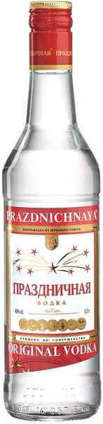 Водка Праздничная, 0.5 л