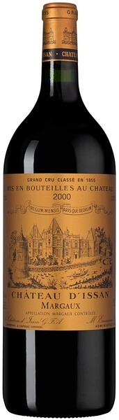 Вино Chateau d'Issan, Grand cru classe Margaux AOC, 2000, 1.5 л
