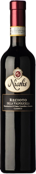 Вино Nicolis, Recioto della Valpolicella DOCG Classico, 2013, 0.5 л