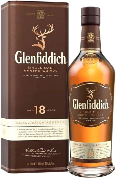 Виски Glenfiddich 18 Years Old, in tube, 0.75 л