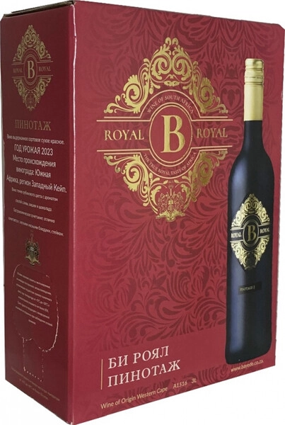 Вино Bayede, B Royal Pinotage, bag-in-box, 3 л