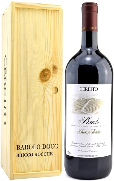 Вино Ceretto, Barolo Bricco Rocche DOCG, 2013, wooden box, 1.5 л