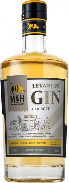 Джин M&H, Levantine Single Malt Gin Oak Aged, 0.7 л