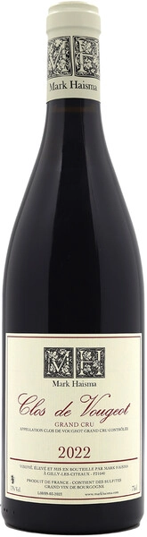 Вино Mark Haisma, Clos de Vougeot Grand Cru AOC, 2022