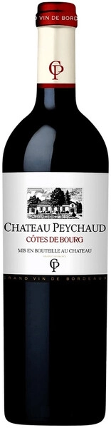 Вино Chateau Peychaud Cotes de Bourg AOC, 2021, 375 мл