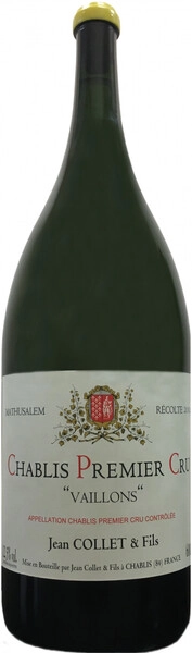 Вино Domaine Jean Collet et Fils, Chablis 1er Cru Vaillons, 2019, 6 л