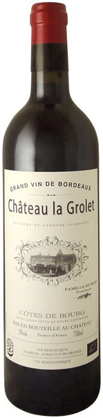 Вино Chateau La Grolet, Cotes de Bourg AOC, 2019