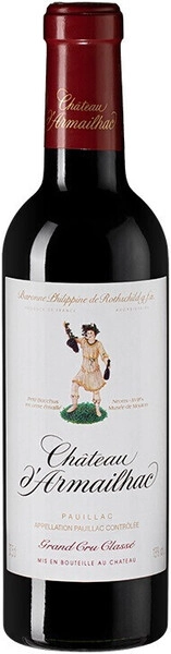 Вино Chateau d'Armailhac, Pauillac AOC 5-me Grand Cru Classe, 2015, 375 мл