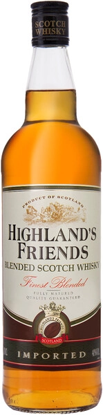 Виски Highland's Friends Blended, 0.7 л