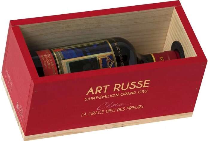Вино Chateau La Grace Dieu des Prieurs, Saint-Emilion Grand Cru AOC, 2019, wooden box