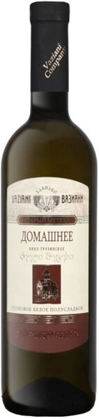 Вино Старый Метехи Домашнее Белое полусладкое