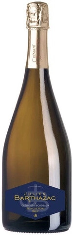 Игристое вино Julien Barthazac Blanc de Noirs Brut, Cremant de Bordeaux AOC
