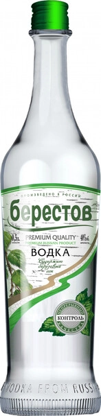 Водка Берестов, 0.5 л