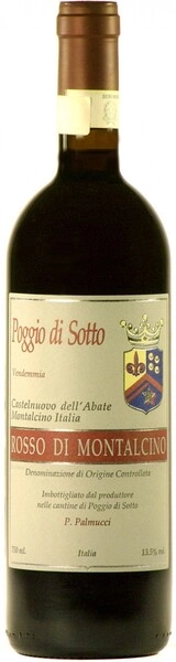 Вино Poggio di Sotto, Rosso di Montalcino, Vendemmia Castelnuovo dell'Abate DOC, 2012