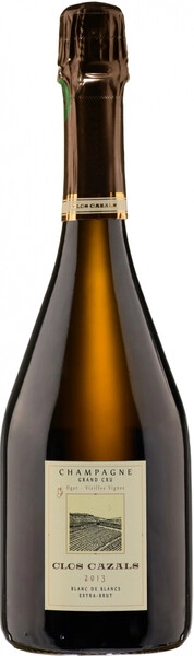 Шампанское Claude Cazals, Clos Cazals Blanc de Blancs Grand Cru Extra Brut, Champagne AOC, 2013