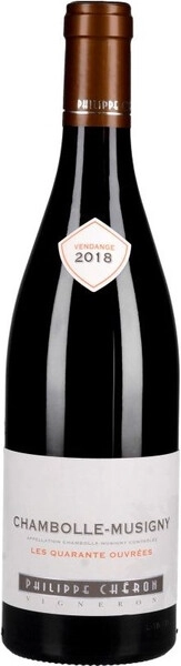 Вино Philippe Cheron, Chambolle-Musigny Les Quarante Ouvrees AOC, 2018