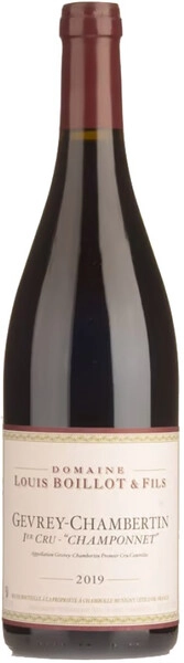 Вино Domaine Louis Boillot & Fils, Gevrey-Chambertin 1er Cru Champonnet AOC, 2019