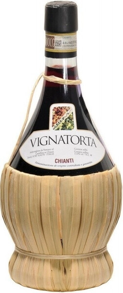 Вино Castellare di Castellina, Vignatorta Chianti DOCG, 2017, in Fiasco