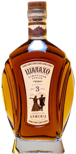 Коньяк Веди Алко, Шалахо 3-летний, 0.5 л