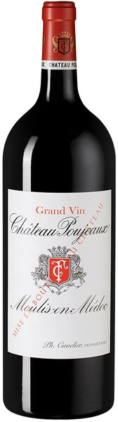 Вино Chateau Poujeaux, Moulis-en-Medoc AOC Cru Bourgeois, 2005, 1.5 л