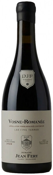 Вино Domaine Jean Fery, Vosne-Romanee "Les Cinq Terres" AOC, 2022